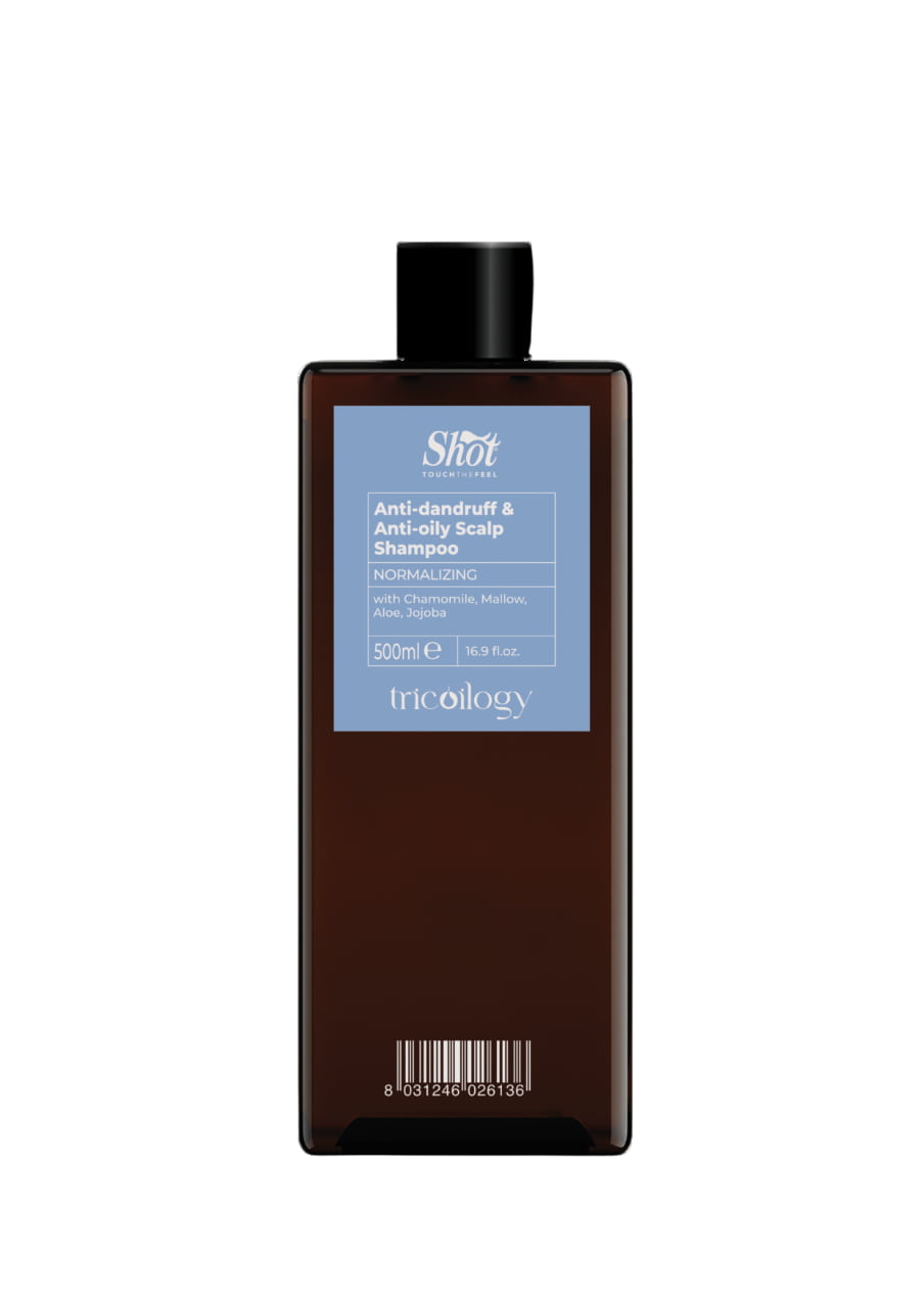 Шампунь проти лупи для жирної шкіри голови Shot Normalizing Anti-dandruff & Аnti-oily Scalp Shampoo, 500 ml - 1